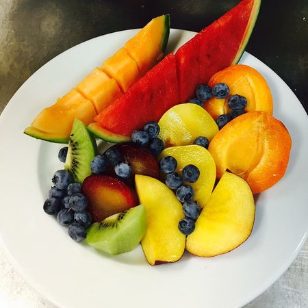 Fresh fruit plate