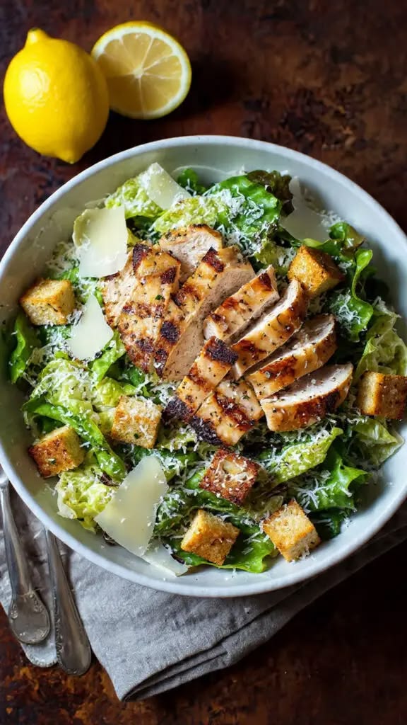 Caesar salad grilled chicken