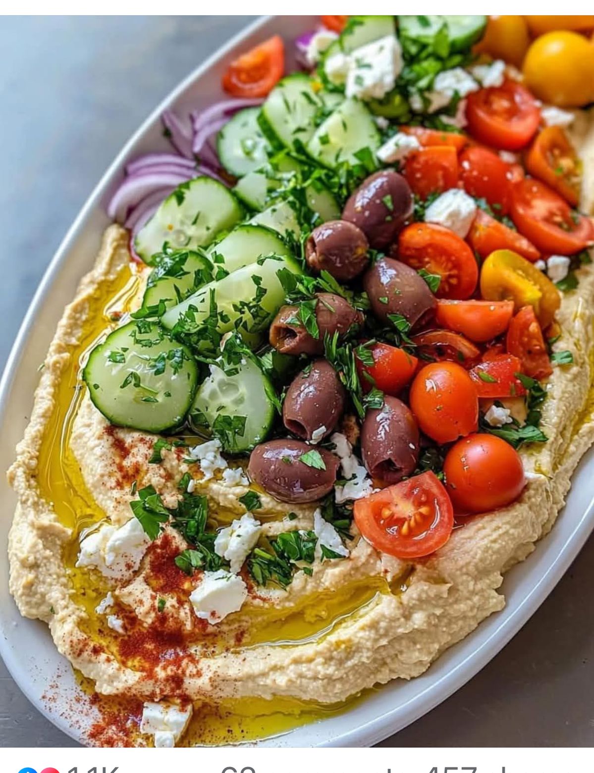 Mediterranean salad feta olives